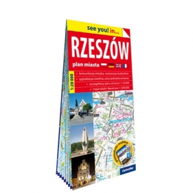 Rzeszów papierowy plan miasta 1:20 000 - Opracowanie zbiorowe