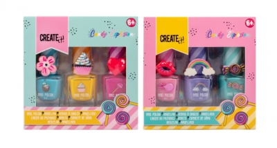 Create It! Candy 3 lakiery do paznokci
