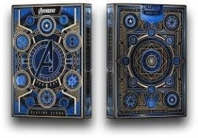 Karty do gry Avengers niebieskie by Theory11