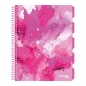 Kołozeszyt Strigo Pads Project Book A4 kratka Fusion - różowy