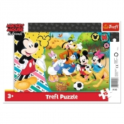 Puzzle ramkowe 15: Mickey na wsi (31353)