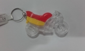 Brelok motor przezroczysty