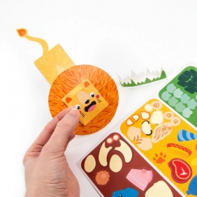 Kidea, Figurki 3D z naklejkami ZOO