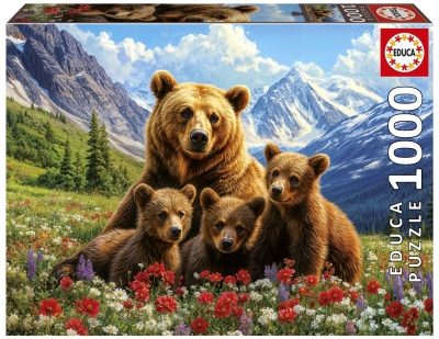<img src='https://webimage.pl/pics/536/5/d8412668205536.jpg' style='height:440px' /> Puzzle Niedźwiedzie grizzly 1000 el 114093