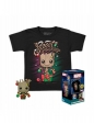 Funko Pocket POP&Tee: Koszulka i figurka: Holiday Groot - Dziecięca