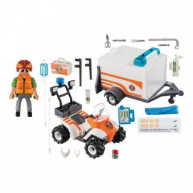 Playmobil City Life: Quad ratowniczy z przyczepą (70053)