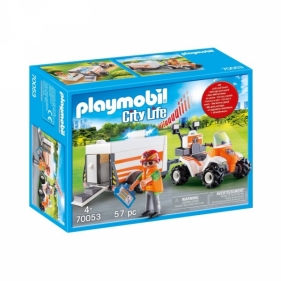 Playmobil City Life: Quad ratowniczy z przyczepą (70053)
