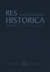 Res Historica 37/2014 - <br />