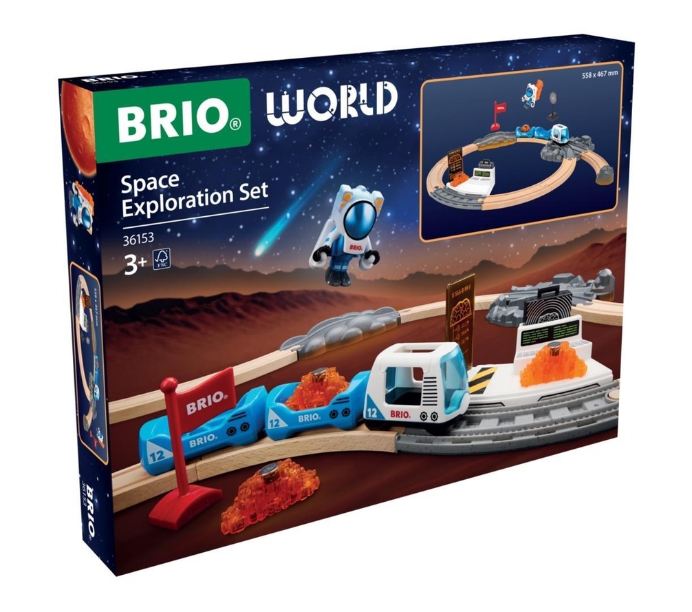 Brio Trains & Vehicles: Zestaw do eksploracji kosmosu (63615500)