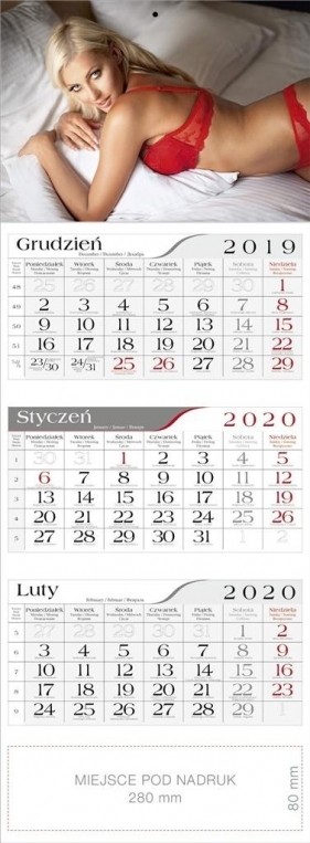 Kalendarz 2020 Trójdzielny Monika CRUX