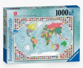 Puzzle 1000: Mapa świata