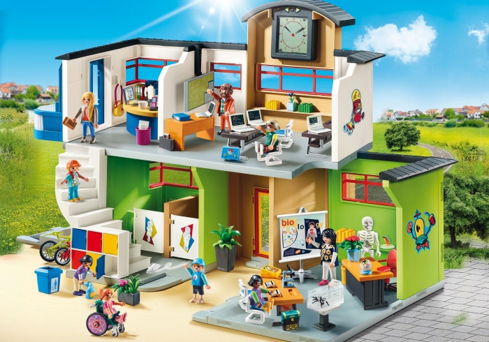 Playmobil City Life: Szkoła z wyposażeniem (9453)