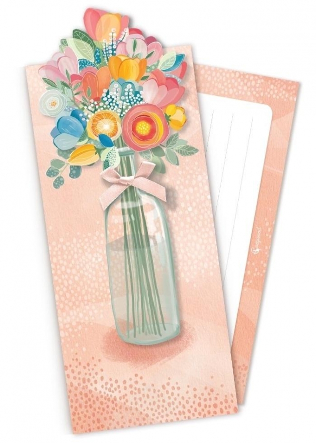 <img src='https://webimage.pl/pics/537/8/d4779034728537.jpg' style='height:440px' /> Koperta upominkowa POP UP Kwiaty pomarańcz