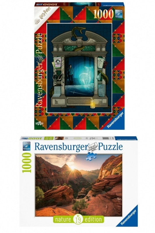 Puzzle 1000 elementów Zestaw 2w1 16754+16748 (791538)