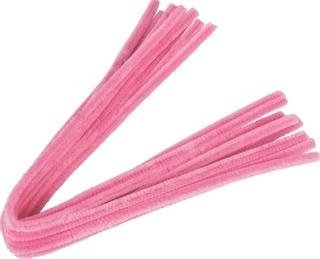 Drucik oplatany 50cm różowy 10szt