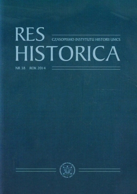 Res Historica Tom 38/2014 - <br />