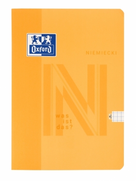 Zeszyt Oxford A5/60k kratka z marginesem - J.niemiecki