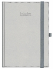 Kalendarz naucz. 2023/24 A5 tyg. Nebraska srebrny
