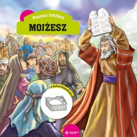 Mojżesz. Książeczka z kolorowankami - Jankowska Maria, Krzyżewski Piotr
