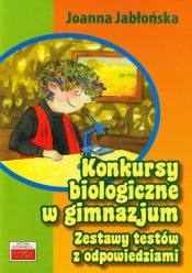 Konkursy biologiczne w gimnazjum - Jabłońska Joanna