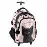 Plecak szkolny na kółkach - Black Cat
