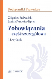 Zobowiązania część szczegółowa - Panowicz-Lipska Janina, Radwański Zbigniew