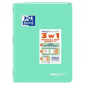 Zeszyt Oxford Easybook Pastel A5/60k linia z marginesem, 1 szt