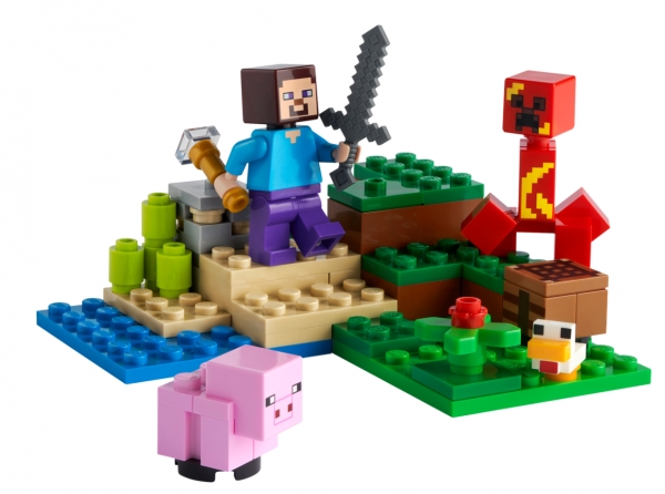 Lego Minecraft: Zasadzka Creepera (21177)