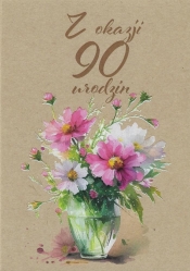 Kartka okolicznościowa Urodziny 90
