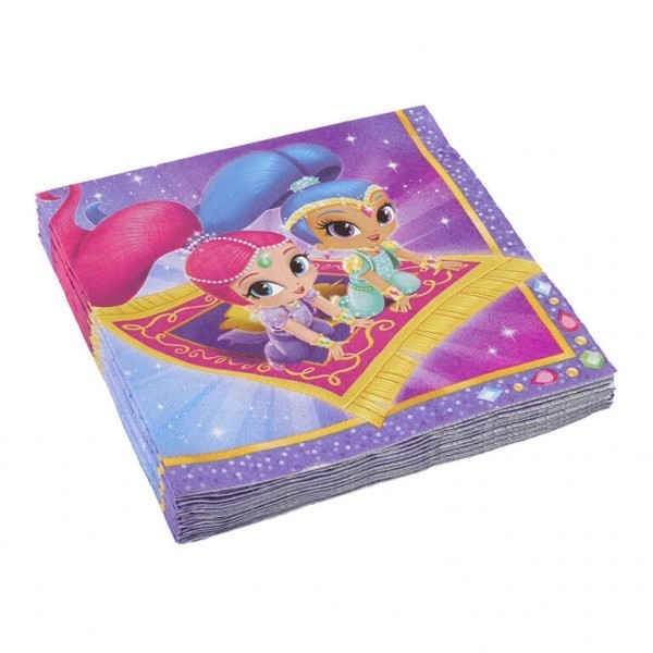 Serwetki 33x33 cm 20 sztuk Shimmer & Shine (9902155)