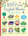100 First English Words Sticker Book Brooks Felicity, Mackinnon Mairi