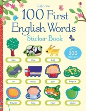 100 First English Words Sticker Book - Mackinnon Mairi, Felicity Brooks