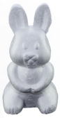 Styropianowy zając 23 cm, 1 szt