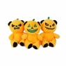  Halloweenowa maskotka - Dyniowy miś, 20 cm