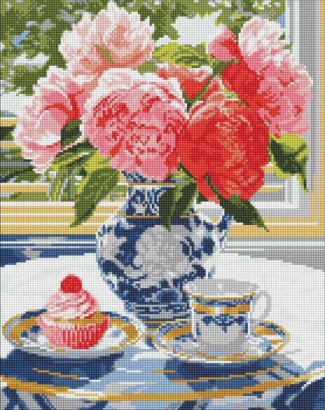 <img src='https://webimage.pl/pics/539/2/d4823104382539.jpg' style='height:440px' /> Diamentowa mozaika - Słodka niespodzianka 40x50cm