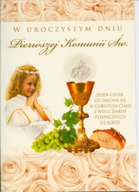 Karnet B6B Komunia Św. MIX