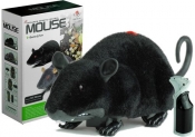 Mysz sterowana pilotem r/c na kółkach duża czarna