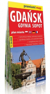 Gdańsk Gdynia Sopot plan miasta 1:26 000