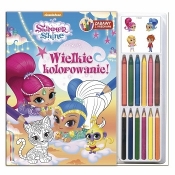 Shimmer & Shine. Zabawy z kredkami. Wielkie kolorowanie. 12 KREDEK - Opracowanie zbiorowe