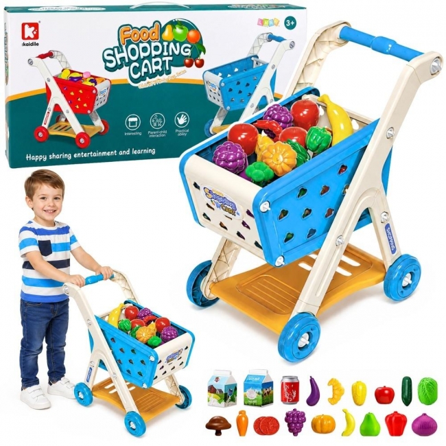 Wózek sklepowy z akcesoriami 26el