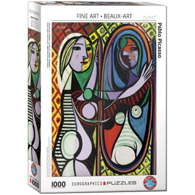 <img src='https://webimage.pl/pics/539/8/d628136658539.jpg' style='height:440px' /> Puzzle 1000 Picasso-Girl inFront of Mirror 6000-5853