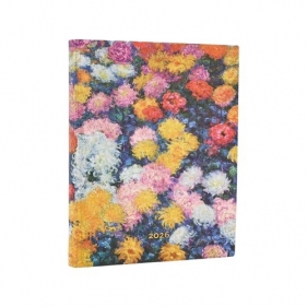 Kalendarz Paperblanks 2026 Monet’s Chrysanthemums Day-at-a-Time Ultra miękka okładka