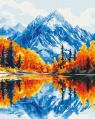Malowanie po numerach BRUSHME 40x50 cm Jesień w górach