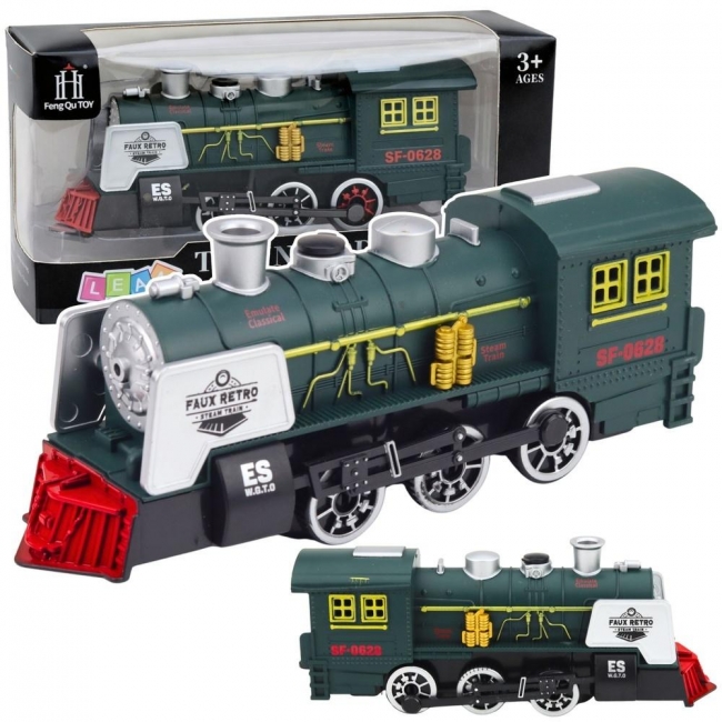 <img src='https://webimage.pl/pics/540/0/d5905991090540.jpg' style='height:440px' /> Lokomotywa klasyczna światłko dźwięk zielon