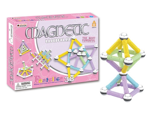 Klocki magnetyczne 38 elementów (7089240)