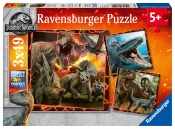 Ravensburger, Puzzle 3x49: Jurajski Świat 2 (8054)