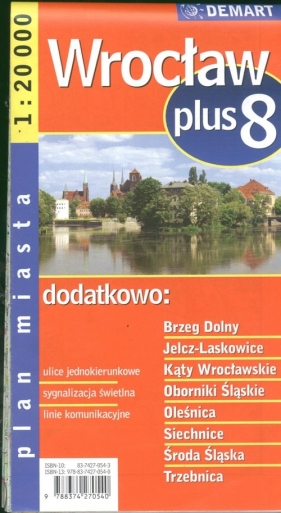 Wrocław plus 8 1:20 000 plan miasta