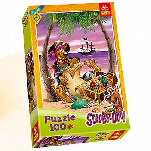 Puzzle 100 Scooby na wyspie skarbów
	 (16154)