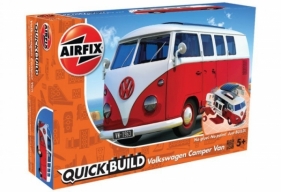 Model plastikowy QUICKBUILD VW Camper Van czerwony (j6017)