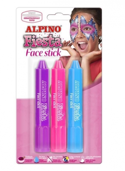 Kredki do makijażu w sztyfcie 3 kolory Girl ALPINO